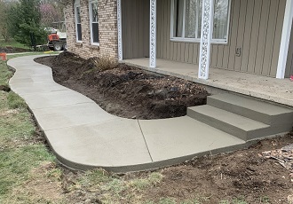 Residential Concrete Sidewalks